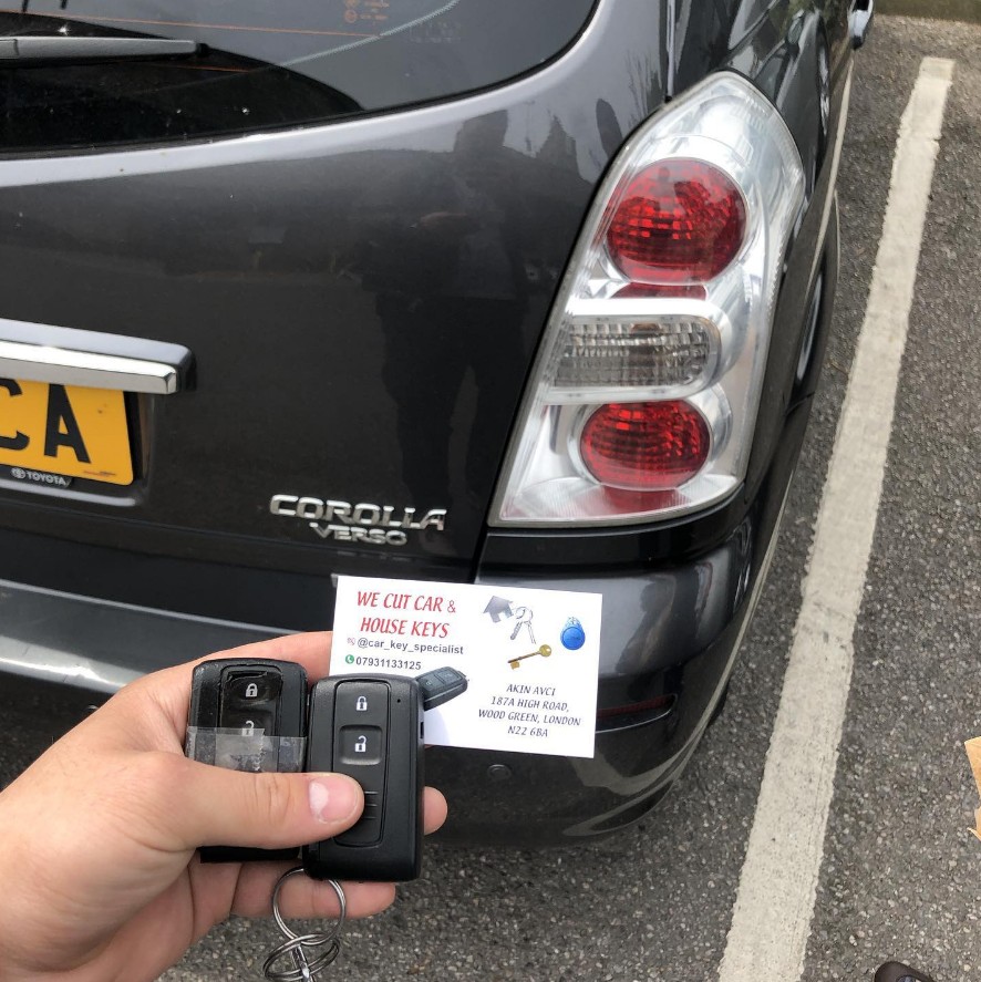 Lost car keys assistance from Hunters Locksmiths in North London