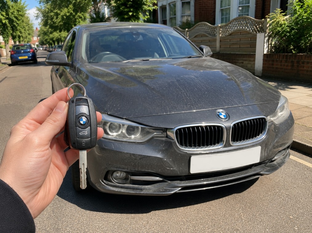 Auto locksmith helping with a vehicle lock out in Edmonton North London
